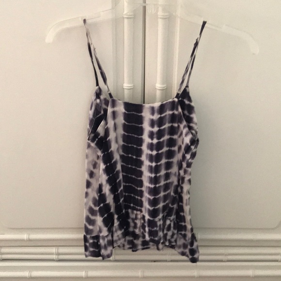 Tie Dye Ruffle Tank - Picture 2 of 3